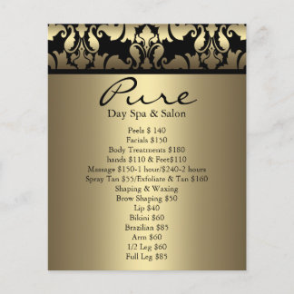Gold Damask Flyer