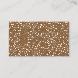 Gold Damask Visitenkarte