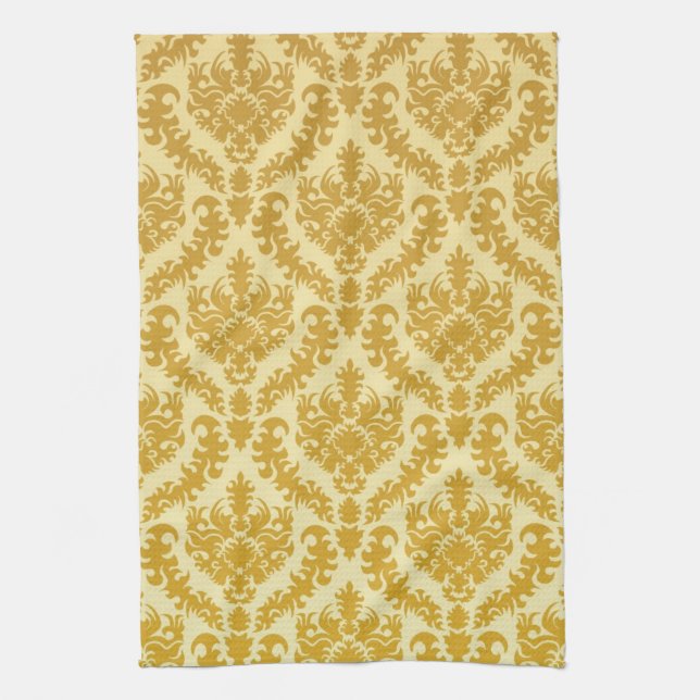 Gold-Damaskus Handtuch (Vertikal)