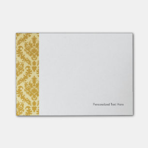 Gold-Damaskus Post-it Klebezettel
