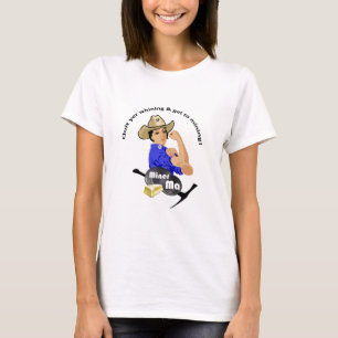 Gold, das t hsirt Bergbaut-shirt verschiebt T-Shirt