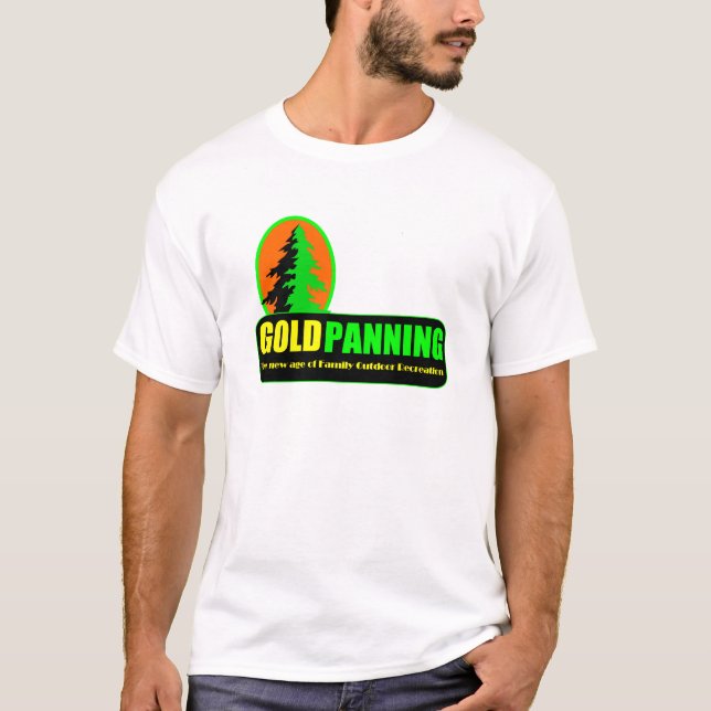 Gold, das verschiebend Spaß-Familie die im T-Shirt (Vorderseite)