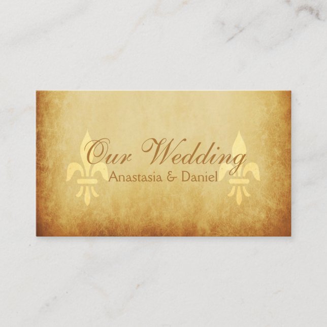 Gold de luxuriösen Fleurs de lis insert (Vorderseite)