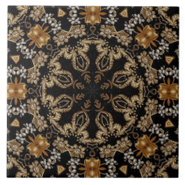 Gold Decorative Ceramic Tile Fliese