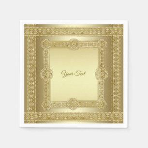 Gold Decorative Napkins Serviette