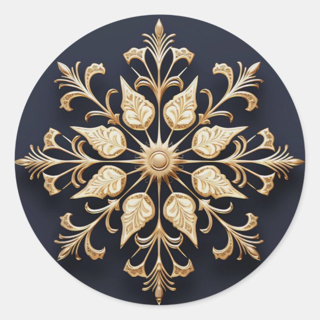 Gold Decorative Sticker (Vorderseite)