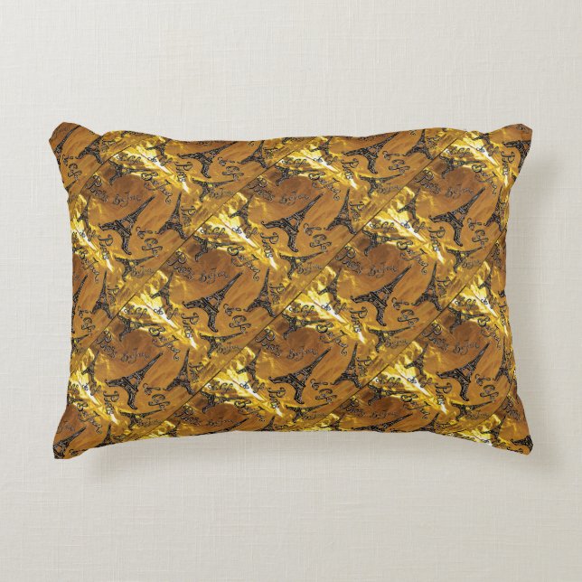 Gold Dekokissen (Vorderseite)