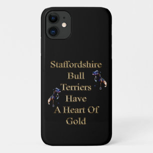 Gold Design Staffordshire Bull Terrier, Case-Mate iPhone Hülle