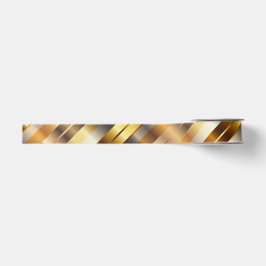 Gold Diagonale Streifen | Christmas Satinband