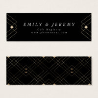 Gold Diamond Black Geometric Deko Gatsby Wedding