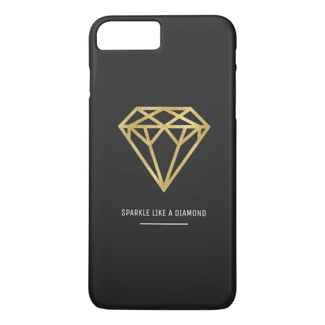 Gold Diamond Case-Mate iPhone Hülle (Rückseite)