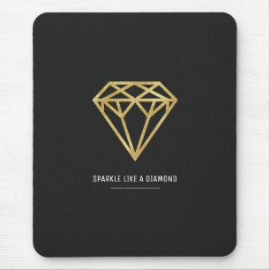 Gold Diamond Mousepad