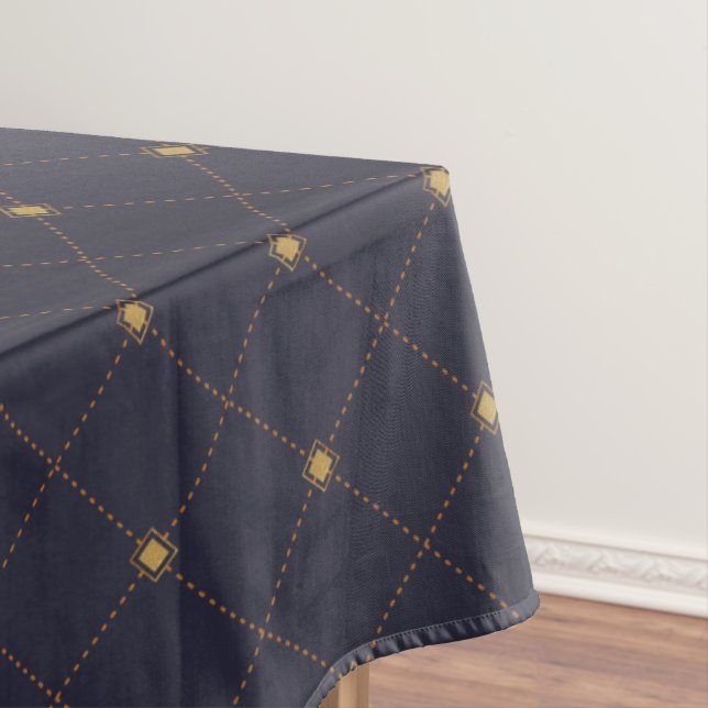 Gold Diamond Muster Tischdecke (Beispiel)