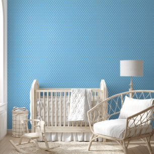 Gold Diamond Tufed Sky Blue Tapete