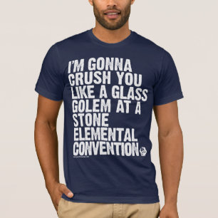 GOLD: Die Glasgolem-Drohung T-Shirt