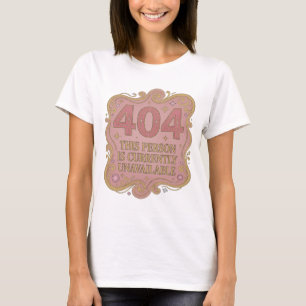 Gold diese Person ist derzeit nicht verfügbar T-Shirt