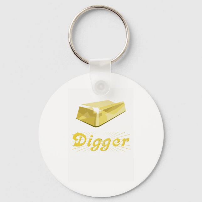 Gold Digger Schlüsselanhänger (Vorderseite)