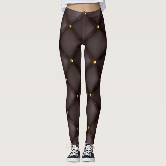 Gold Dots Leggings (Vorderseite)