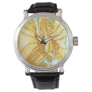Gold Dragon Armbanduhr