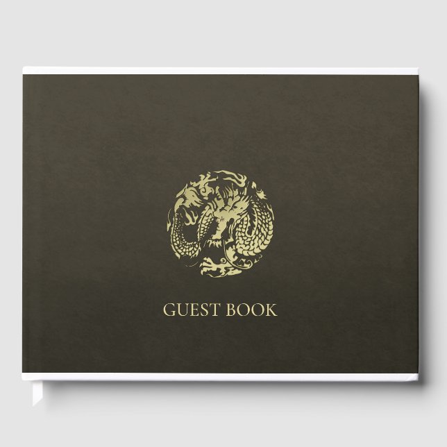 Gold Dragon Gästebuch (Vorderseite)
