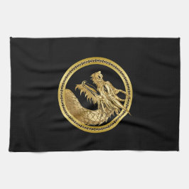 Gold Dragon- Geschirrtuch