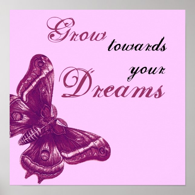 GOLD DREAMS Sunburst Feathered Rose Poster (Vorne)