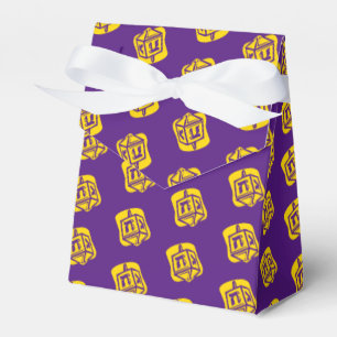 Gold Dreidel Favor Box Geschenkschachtel