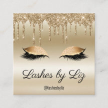 Gold Drilling Glitzer Sparkle Eyelash Extension