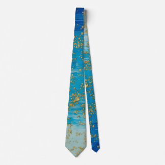 Gold Dust Blue Gradient Krawatte