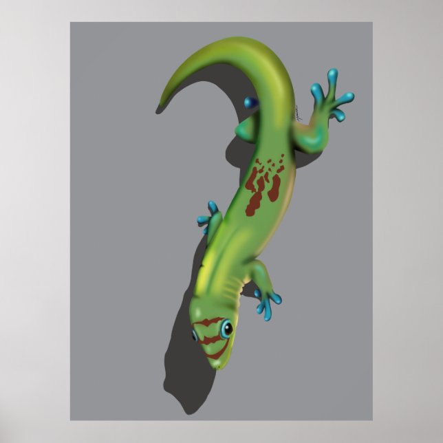 Gold Dust Day Gecko Poster (Vorne)