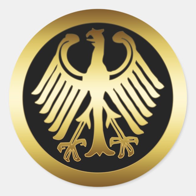 GOLD EAGLE RUNDER AUFKLEBER (Vorderseite)