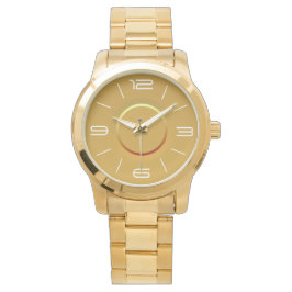 Gold Edelstahl mit Gold Face>Armbanduhr Armbanduhr