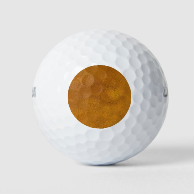 Gold-Effekt Golfball (Vorderseite)