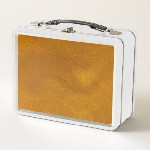 Gold-Effekt Metall Brotdose