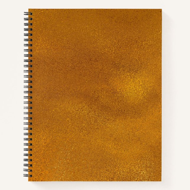 Gold-Effekt Notizbuch (Vorderseite)