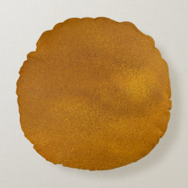 Gold-Effekt Rundes Kissen