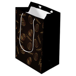 Gold Eier Ostermittelverpackung Mittlere Geschenktüte