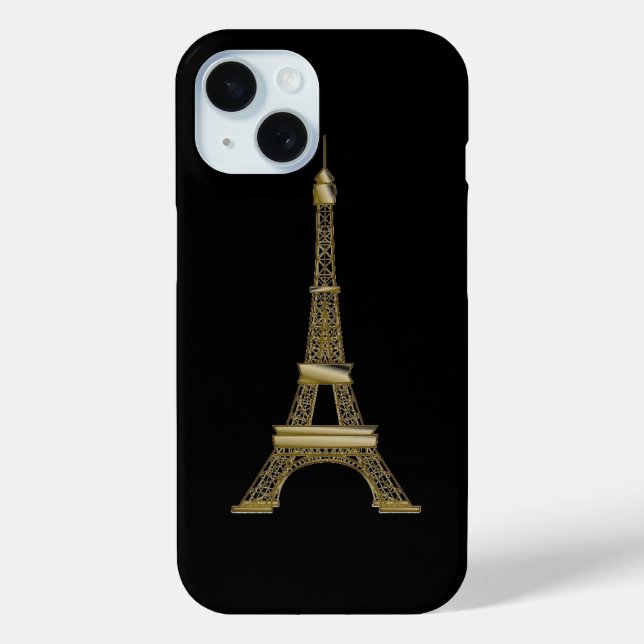 Gold Eiffel Tower French Black title_seo2 (Rückseite)