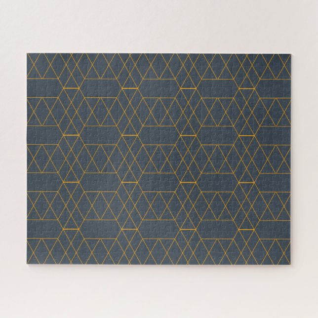 Gold, einfach, modern, cool, trendig geometrisch (Horizontal)