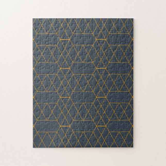Gold, einfach, modern, cool, trendig geometrisch (Vertikal)
