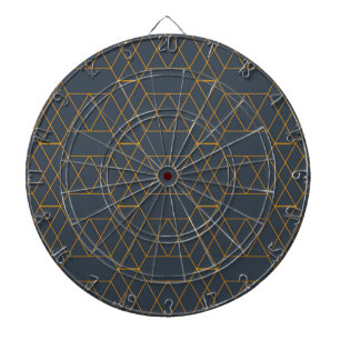 Gold, einfach, modern, cool, trendig geometrisch dartscheibe