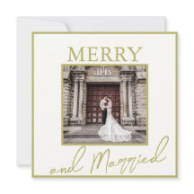 Gold Elegant Fröhlich & Verheiratet 2 Fotos