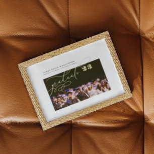 GOLD ELEGANT GRADUATE Foto CLASS VON 2023 Foliendrucke