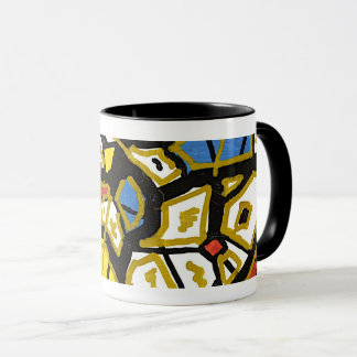 GOLD – Elegante abstrakte Tasse