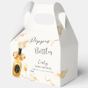 Gold Elegante Poppin Flaschen Champagner Baby Show Geschenkschachtel