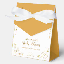 Gold Elegante Sweetheart Valentine Baby Shower