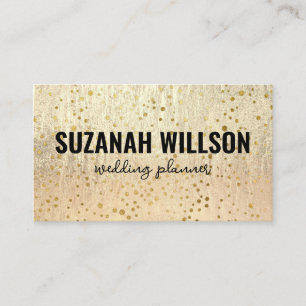 Gold Eleganter Hintergrund mit goldener Paint Spla Visitenkarte