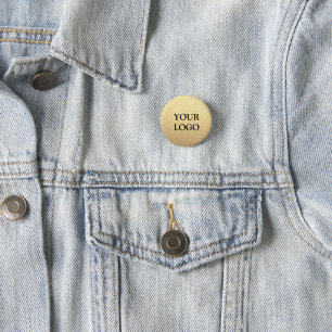 Gold Elegantes, einfaches Clean Business Ihr Logo  Button