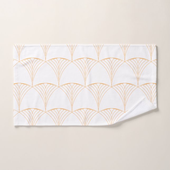 Gold, elegantes, einfaches, traditionelles Muster Handtuch (Handtuch)