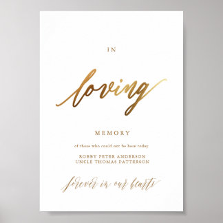 Gold Elegantes Script Typografy Poster